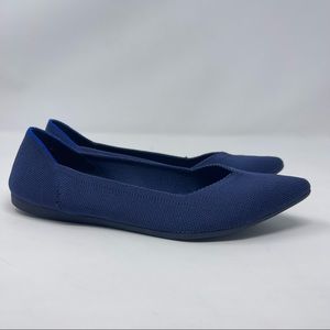 Rothy’s The Point Blue Shoes Size 9.5
